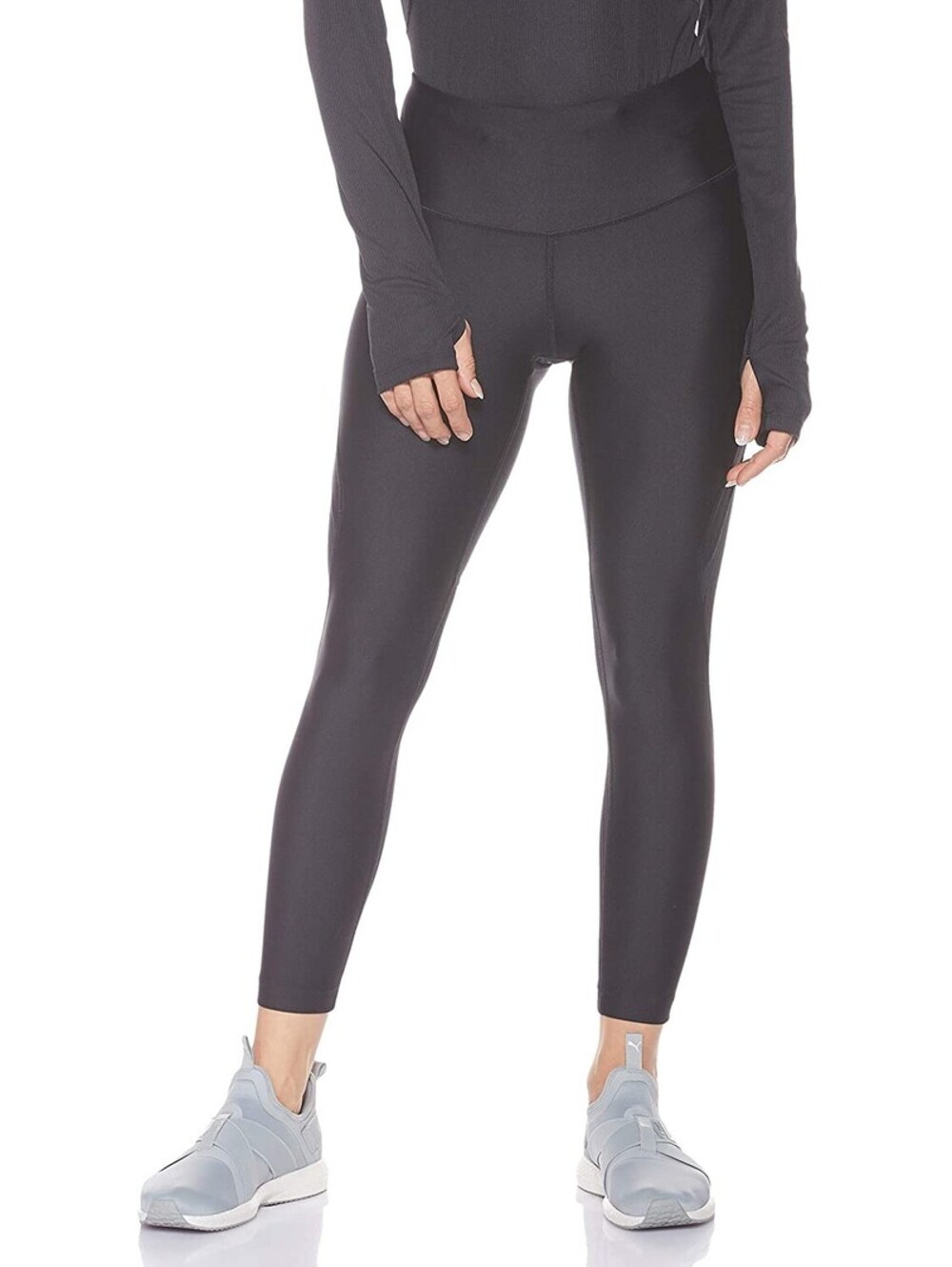 Under Armour Womens Armour Fly Fast Glare Raised Thread Running Crop Leggings S